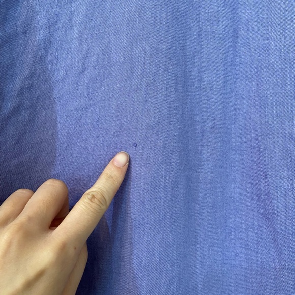 FLAX Size 1G Lavender Tunic Long Sleeves 100% Linen - Picture 12 of 15